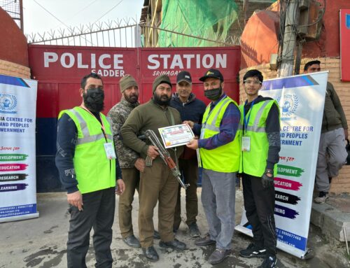 SACPPE leads road safety awareness in Srinagar